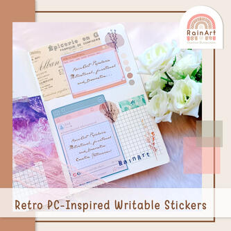 Retro PC-Inspired Stickers